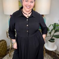 No Looking Back Curvy Dress-2 Colors