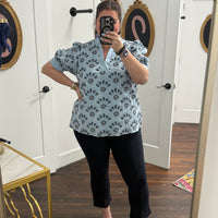 Coco & Carmen Georgie Capri-Navy