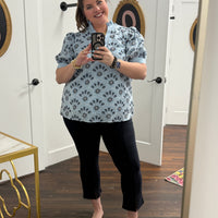 Coco & Carmen Georgie Capri-Navy