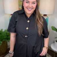 Charmed Life Dress-Black