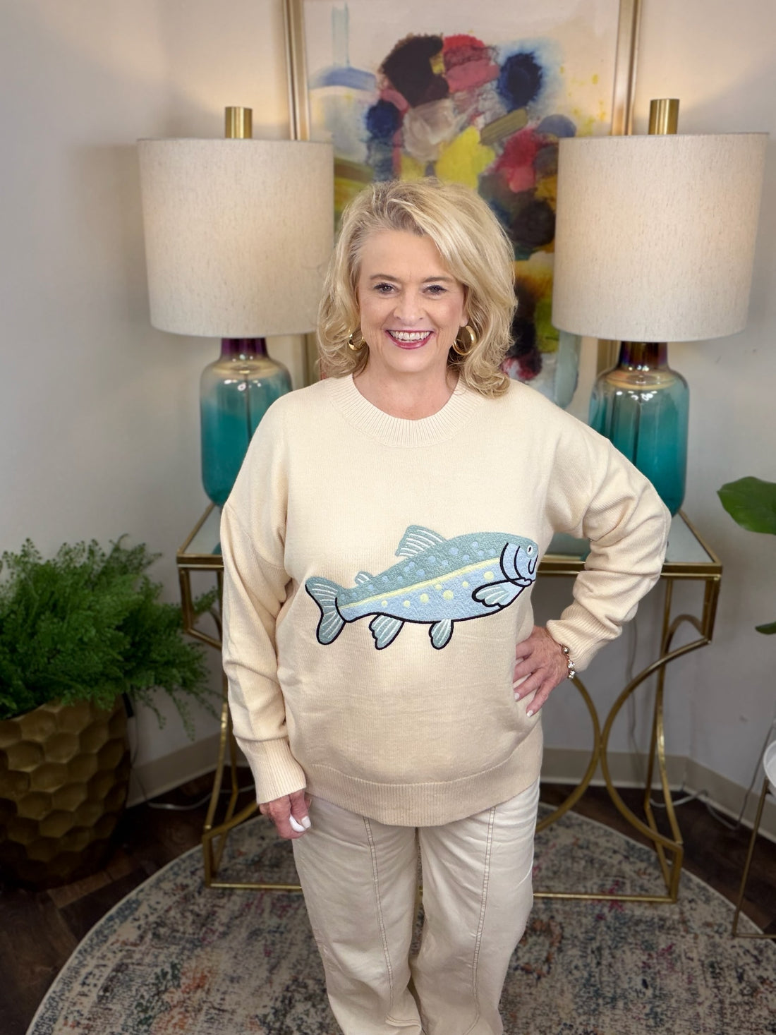 Gone Fishing Sweater