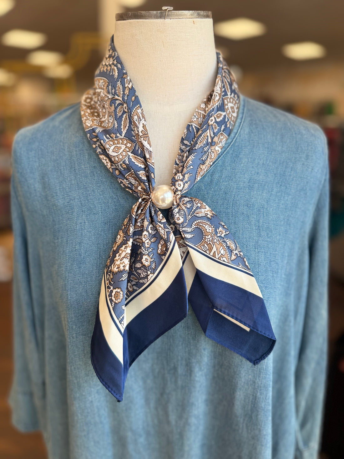 Pearl Scarf Necklace-25 Colors!