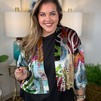 Shannon Passero | Effie Velvet Topper-Persian Print