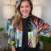Shannon Passero | Effie Velvet Topper-Nomad Print