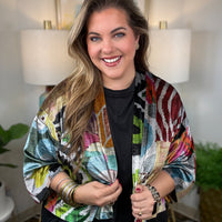 Shannon Passero | Effie Velvet Topper-Nomad Print