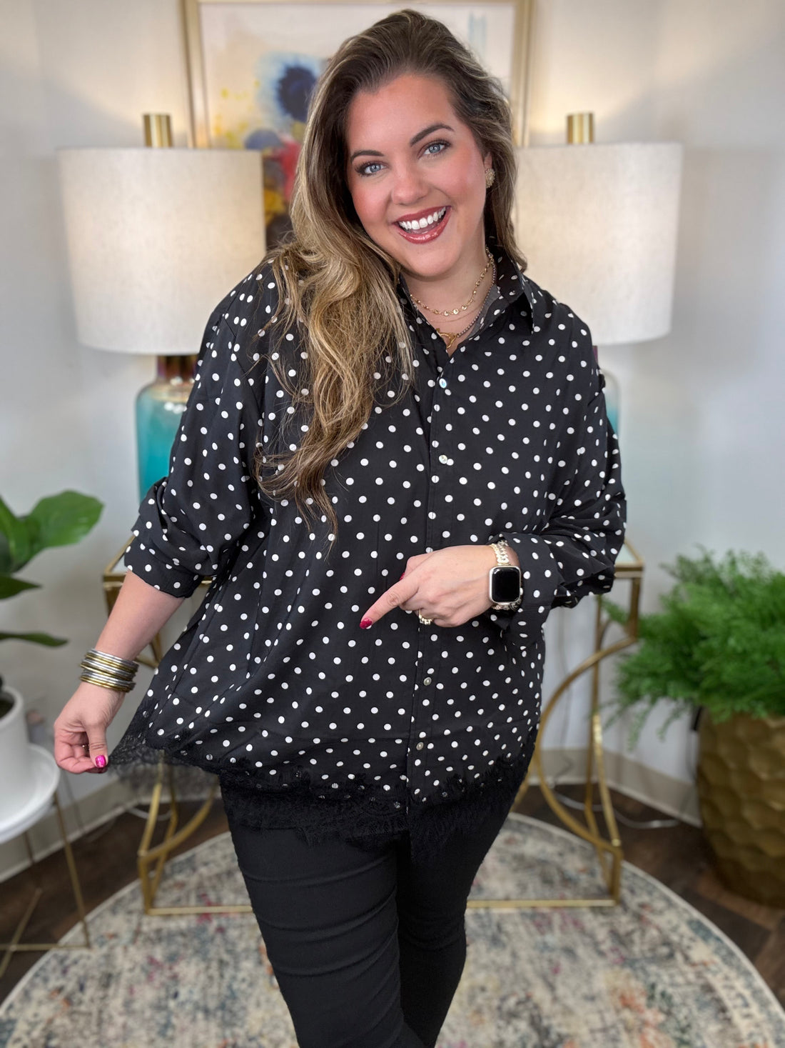 Dotty Darling Top
