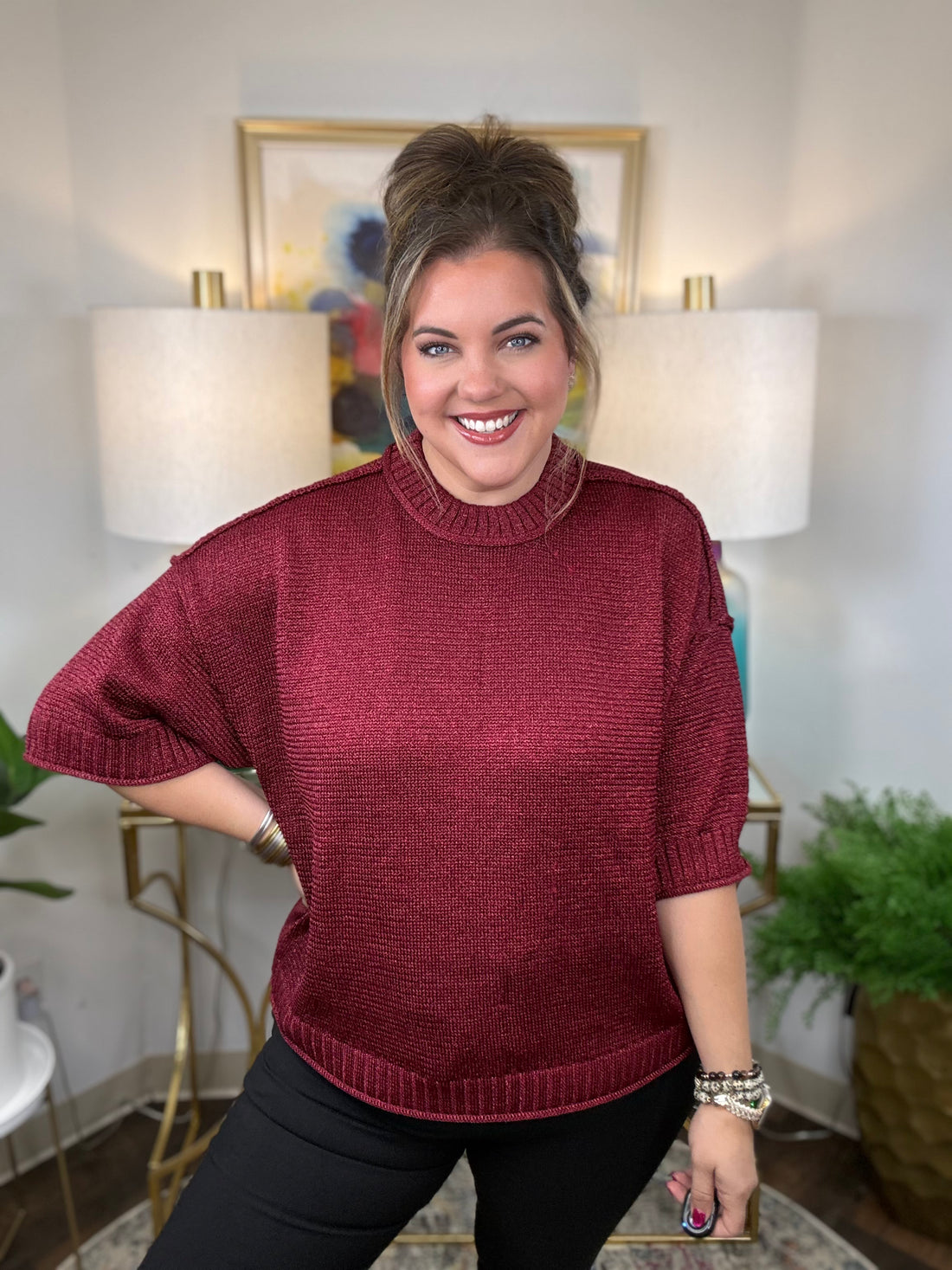 Garnet Dreams Sweater