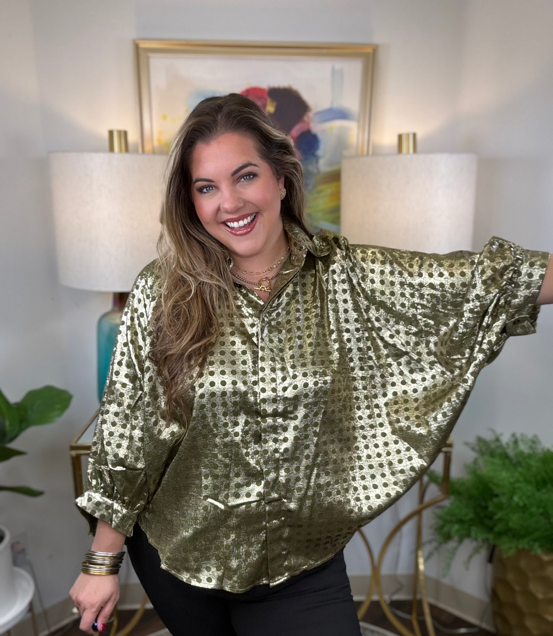 Polka Dot Party Top