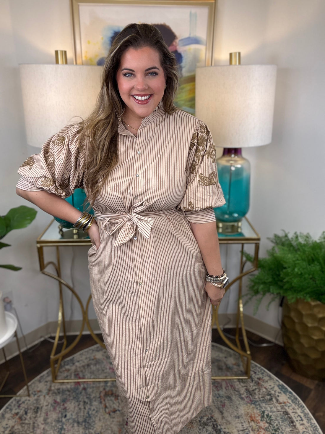 Gilded Grace Dress