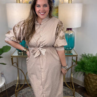 Gilded Grace Dress