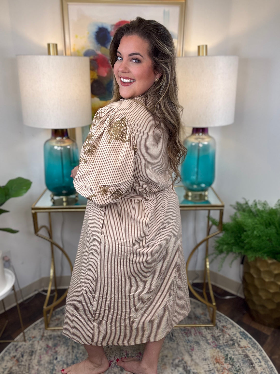 Gilded Grace Dress