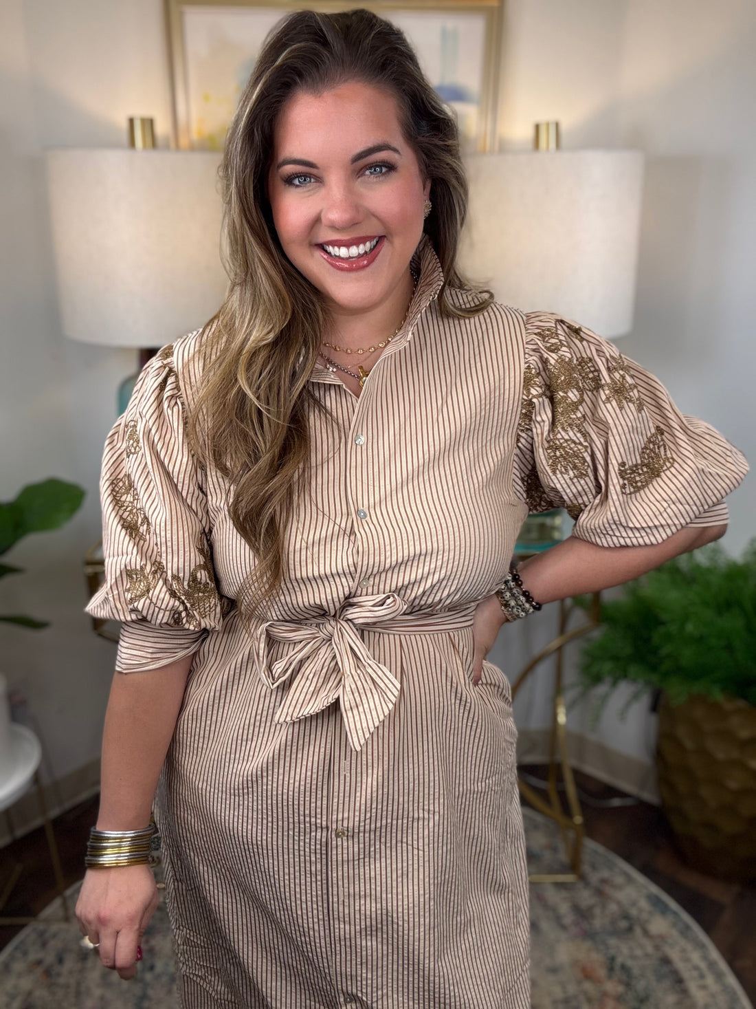 Gilded Grace Dress