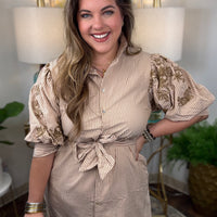 Gilded Grace Dress