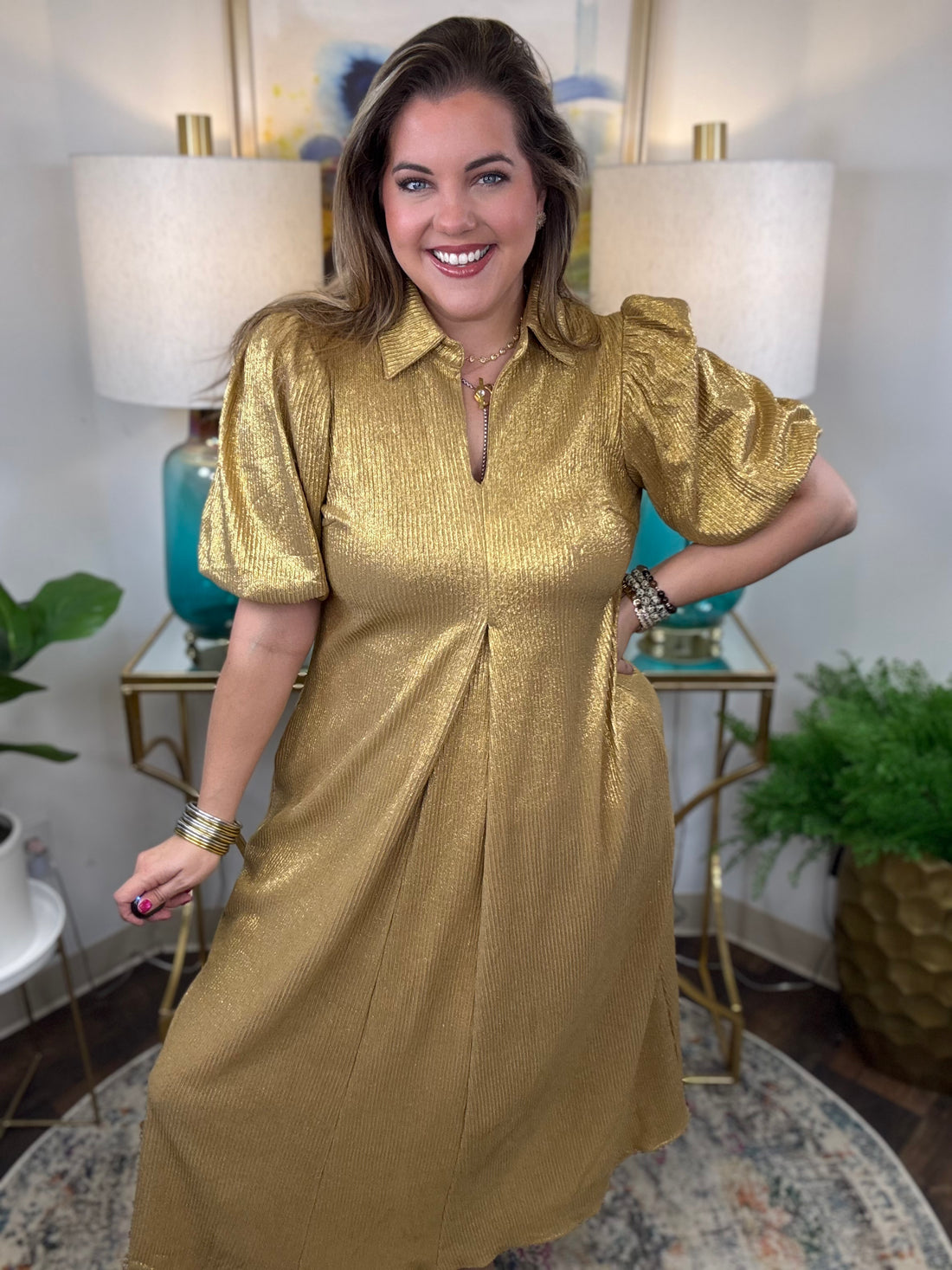 Gold Rush Dress