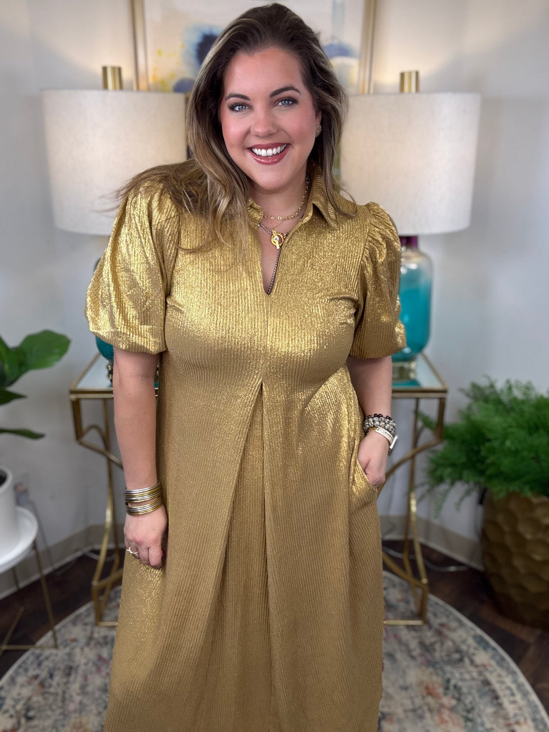 Gold Rush Dress