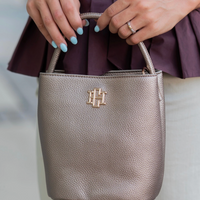 Caroline Hill | Breyer Bucket Bag Bronze