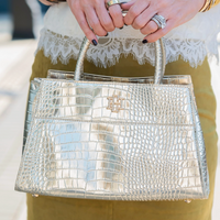 Caroline Hill | Gold McKenzie Bag