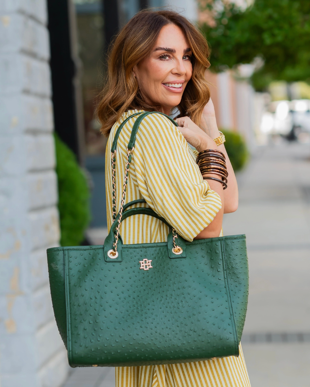 Caroline Hill | Missy Tote Hunter Green