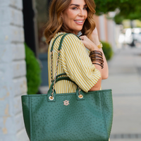 Caroline Hill | Missy Tote Hunter Green