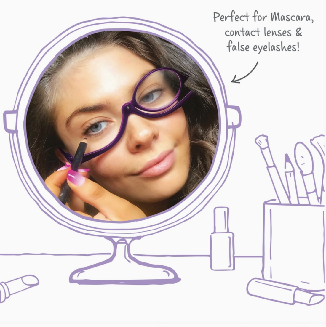 Magnifying Make-Up Glasses
