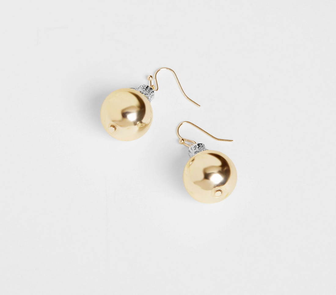 Gold Ornament Earrings