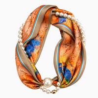 Luxe Pearl Scarf Necklace