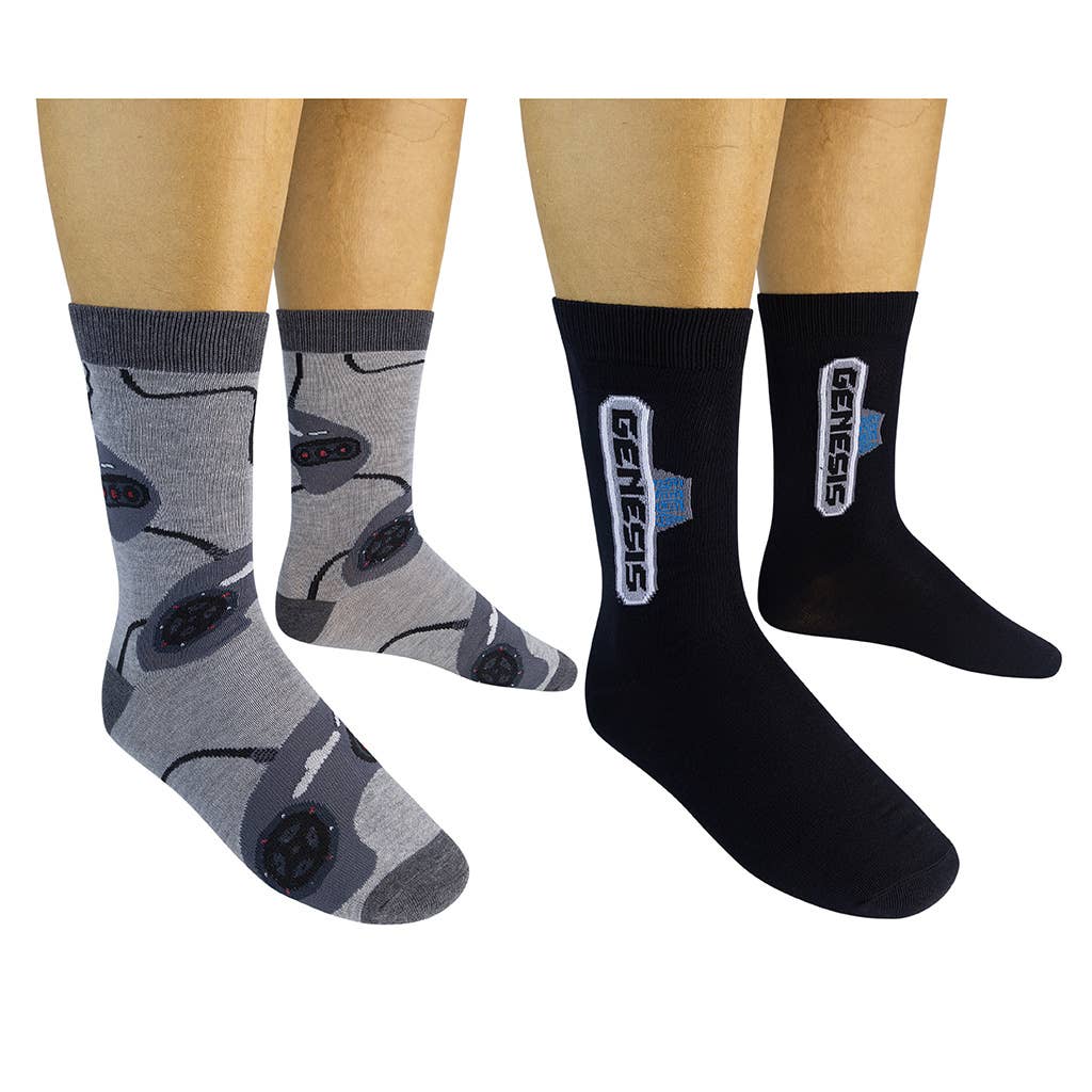 Funatic Socks - SEGA GENESIS Socks (2-pk) - The Sock Dudes