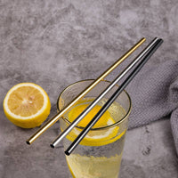 8 pack Multi-color Stainless Steel Straws