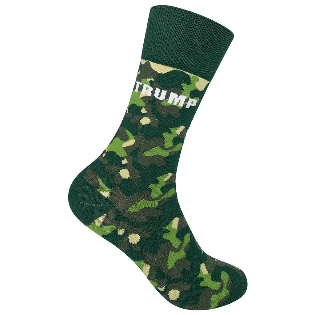 Funatic Socks - Camo Trump - The Sock Dudes