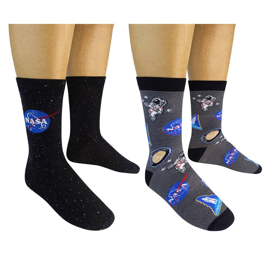 Funatic Socks - NASA Socks (2-pk) - The Sock Dudes