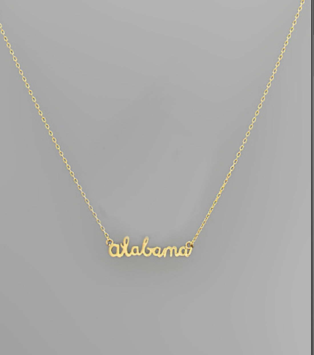 State Name Necklace