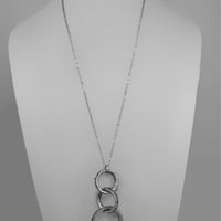 Linked Circle Necklace with Beads - The Sock Dudes