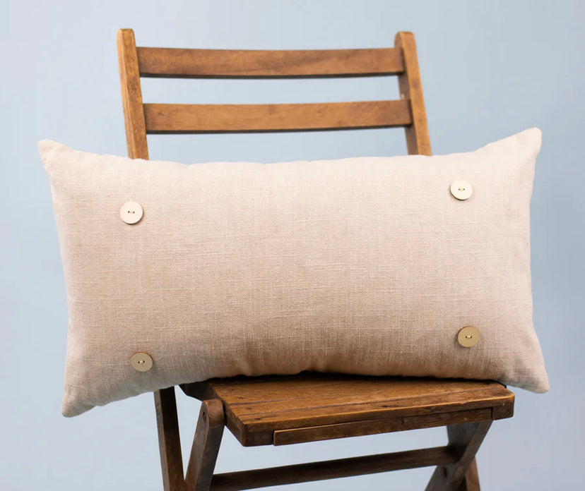 Lumbar Button Pillow