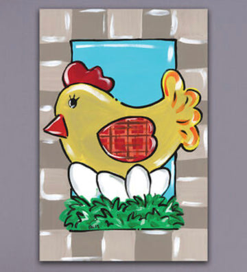 Chicken Garden Flag