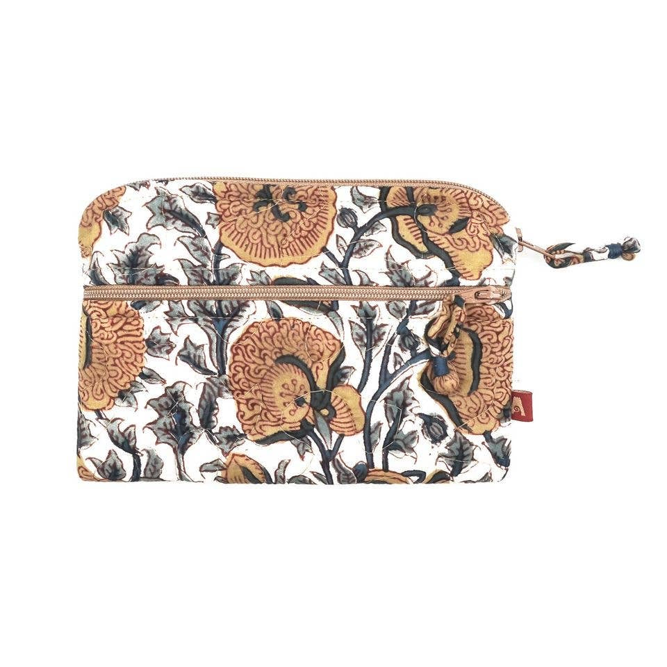 Tranquility Double Zipper Pouch