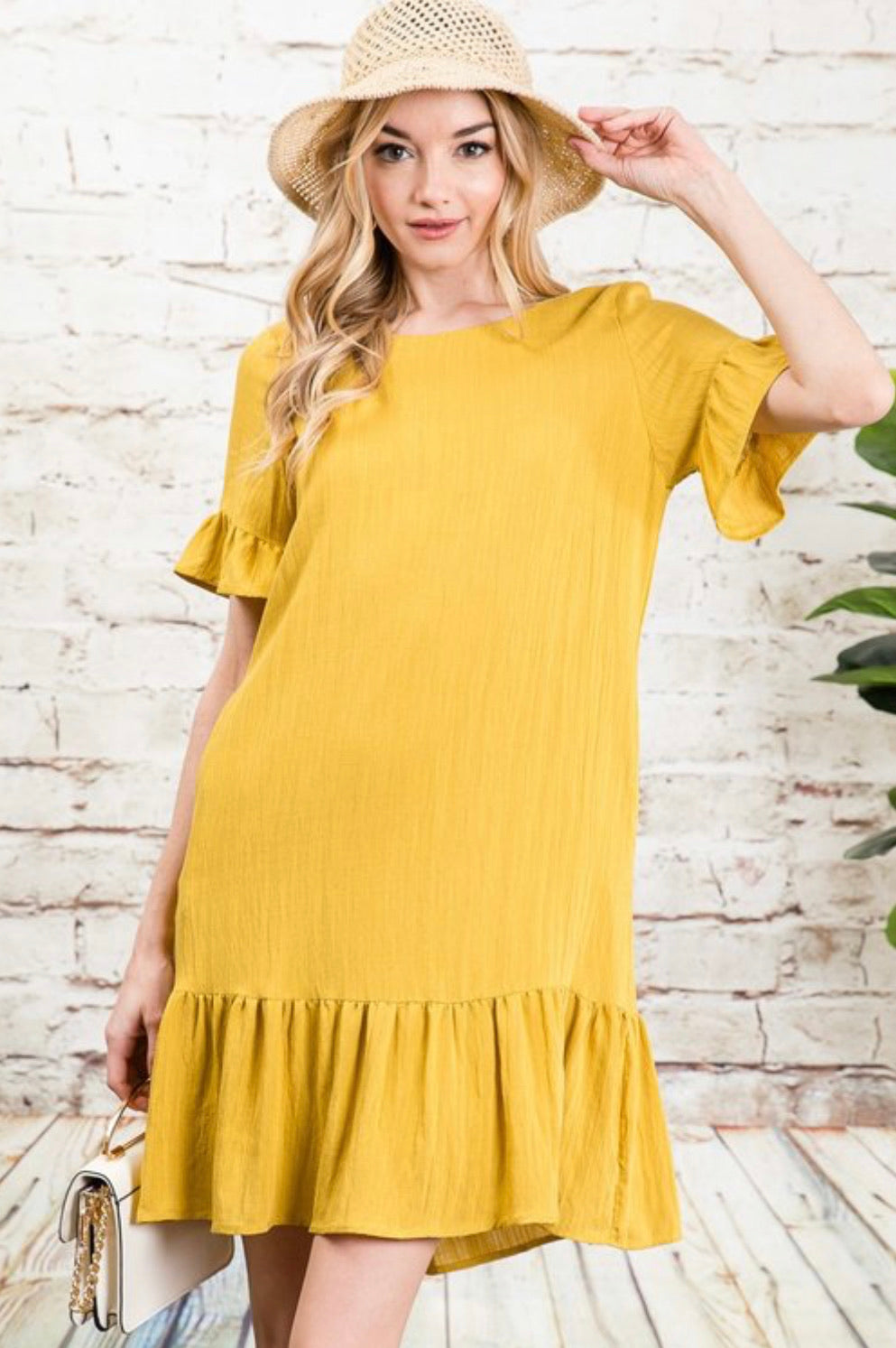 Dress with Ruffle Detail - The Sock Dudes