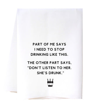 Part of Me Tea Towel