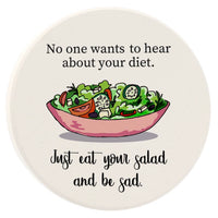 Diet and Exercise Car Coasters