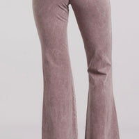Mineral Wash Bell Bottom Pants