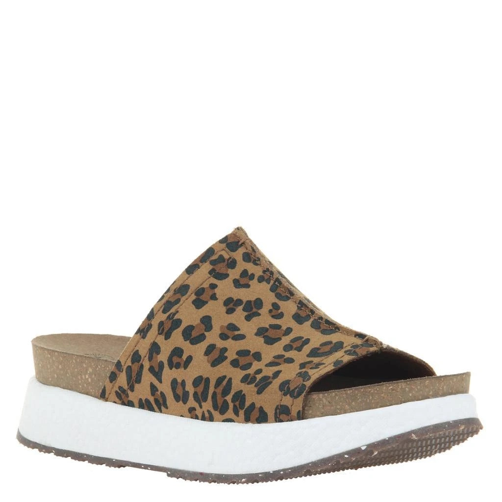 Wayside Leopard Print Wedge Sandal