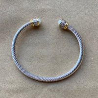Cable Wire Cuff Bracelet