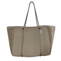 Neoprene Tote Bag with Velour Sides