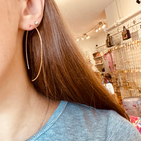 Textured Curved Earrings