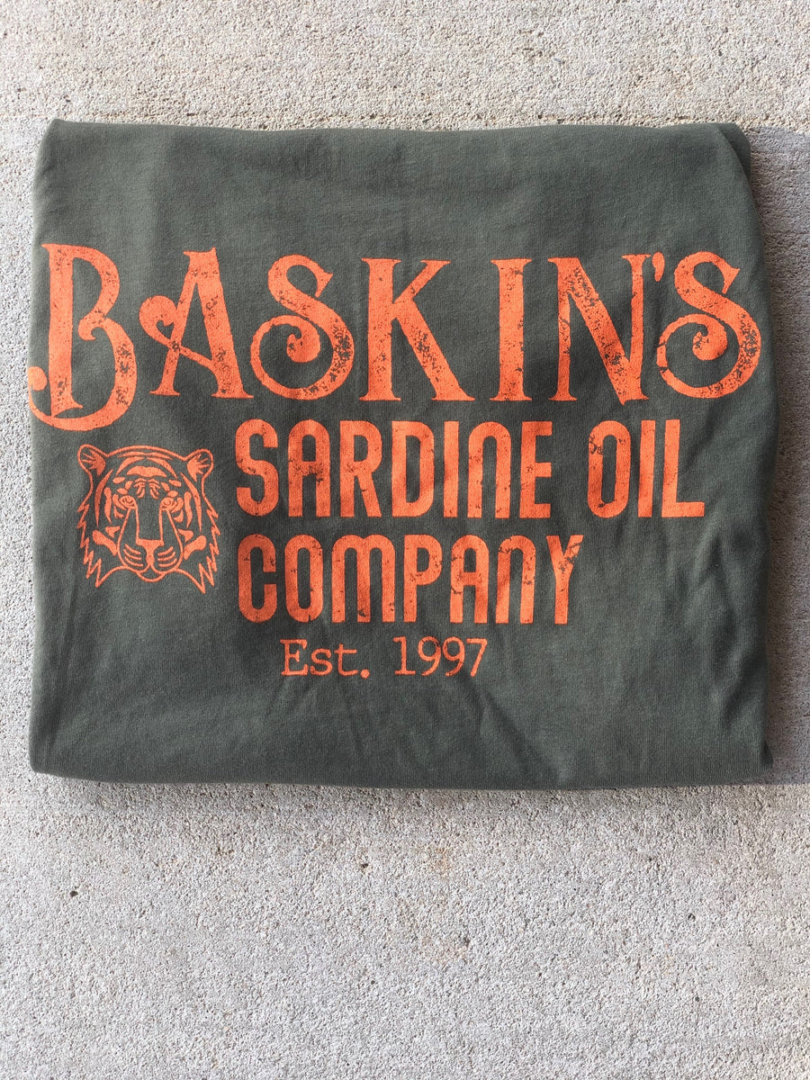 Baskin’s Sardine Oil Tee - The Sock Dudes