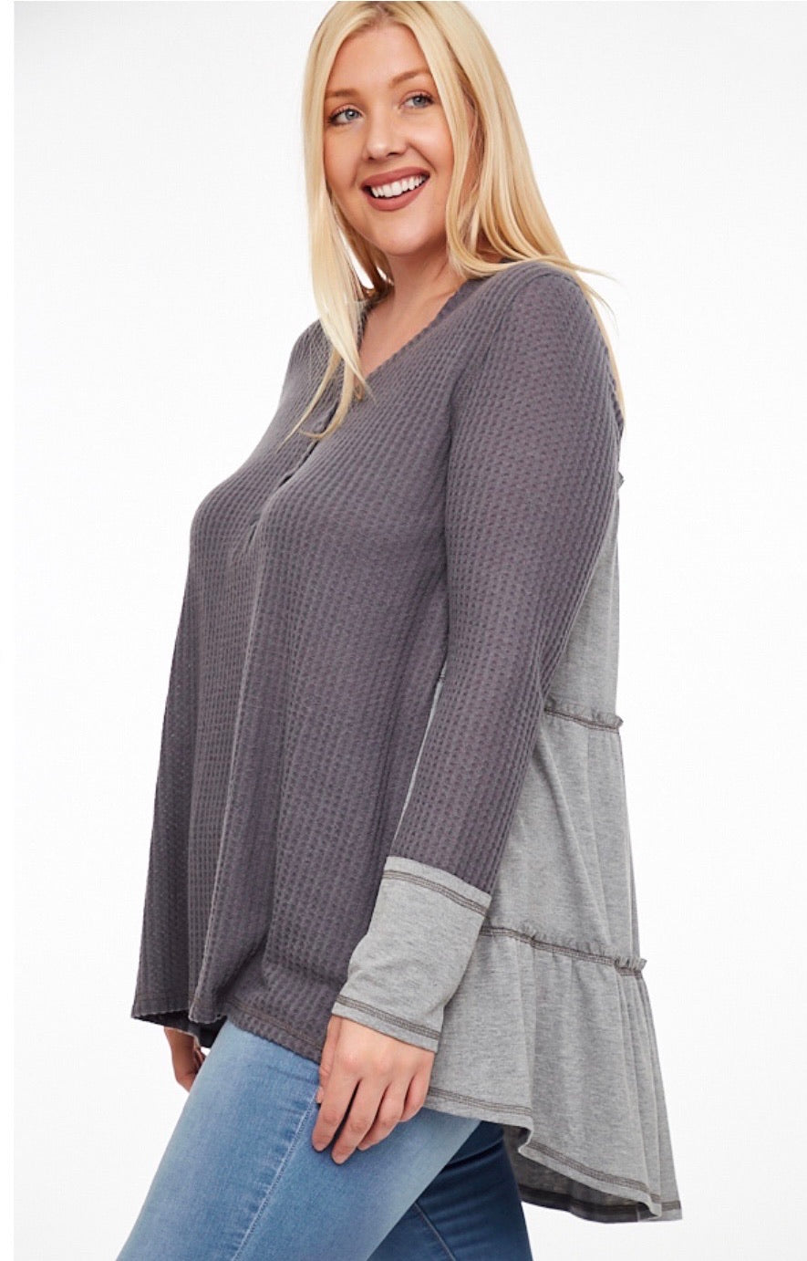 Uncomplicated Life Curvy Top