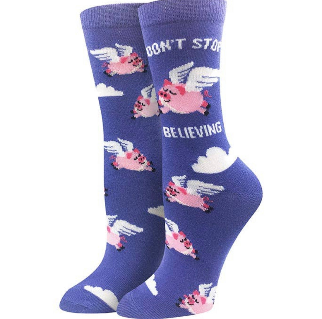 Flying Pig Socks